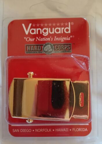 Vanguard US Navy Women&#39;s Belt Buckle 24K Gold Pl Fits Belt US Military - $18.69