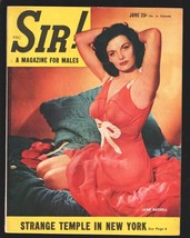 Sir! 6/1946-Jane Russell cover-Cheesecake pix-pulp fiction-psychic mysteries-... - £77.32 GBP