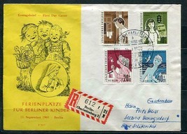 Germany 1960 First Day Register Cover Charlottenburg Mi 193-6Complete se... - £4.70 GBP