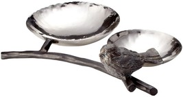 Tray CYAN DESIGN BIRD Brass Silver Bronze Gold Leaf Iron - £125.11 GBP