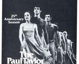 Playbill Paul Taylor Dance Company 25th Season 1980 New York City Center - $14.83
