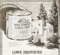 1917 Lowe Brothers High Standard Paints And Varnish Advertisement LGADYC4 - $27.50
