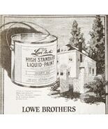 1917 Lowe Brothers High Standard Paints And Varnish Advertisement LGADYC4 - $500.43 MXN