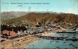 Business Section Avalon Catalina Island CA Postcard PC76 - £3.98 GBP