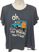 Life Is Good Women’s Oh, The Places Off Road Dr. Seuss T-Shirt Size XXL NWT - £22.00 GBP