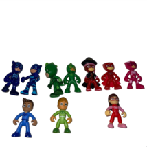 PJ Masks Frog Box Owlette Gekko Amaya Connor Greg Figures Lot 3&quot; - $34.99