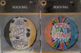 2021 Graduation Beach Balls 20”, Select: Color - $2.99