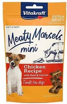 Vitakraft Meaty Morsels Mini Chicken Recipe with Beef and Carrots Dog Treat 1.69 - £19.68 GBP