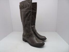 Kim Rodgers Women's Rikki Double Buckle Knee High Boot Brown Size 6.5M - $21.37
