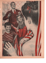 1940&#39;s American family Greg was pleased with himself  print ad 1Pa - £19.03 GBP