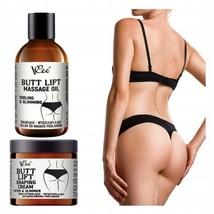 VCee Butt Lift Massage Oil &amp; Butt Lift Cream Set Lifting and Filling Buttock - £51.19 GBP