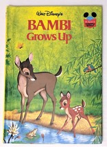 Disney&#39;s Hardcover Vintage Children&#39;s Book Bambi Grows Up 1979 - £4.74 GBP