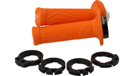 New Domino D100 Orange Lock On Locking Grips For KTM 250 350 SX-F &amp; 250 ... - £25.14 GBP