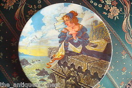 Longton Crown Pottery of Stoke on Trent  plate &quot;The Franklin&#39;s Tale&quot; ORI... - $63.35
