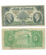 1935 Bank of Montreal $5.00 Five Dollar Note 653994 - $90.25 CAD