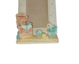 Burnes Of Boston Baby Picture Frame Jack in the Box Bear Rattle Holds 2X... - $7.96