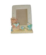 Burnes Of Boston Baby Picture Frame Jack in the Box Bear Rattle Holds 2X... - £6.24 GBP