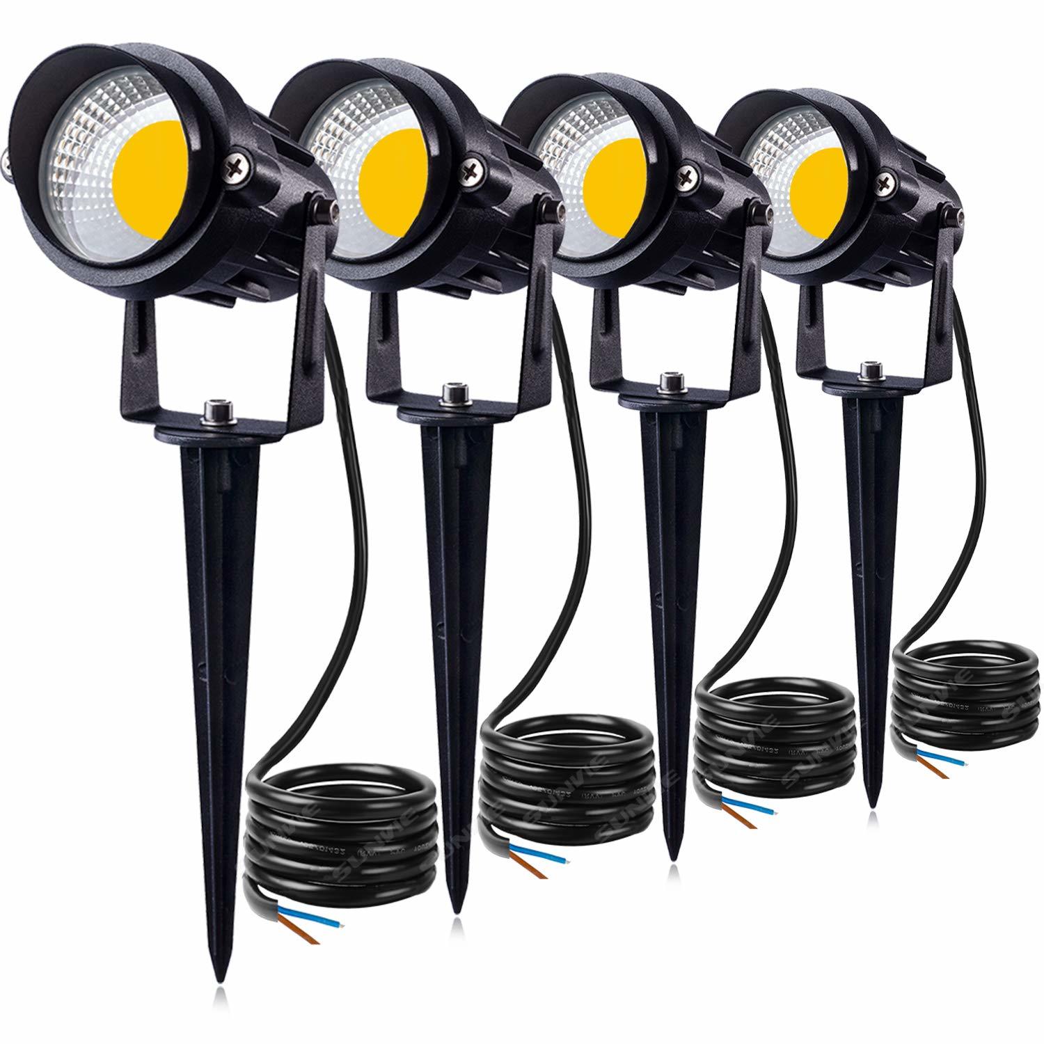 12W Led Landscape Lighting Low Voltage (Ac/Dc 12V) Waterproof Garden Pathway Lig