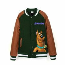 BRAND NEW ADULTS UNISEX SCOOBY DOO VINTAGE GREEN WOOL VARSITY JACKET - A... - $2,050.20 MXN