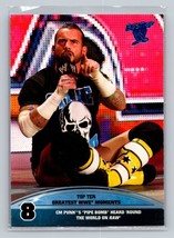 CM Punk&#39;s Pipe Bomb Heard Round The World 2013 Topps Best of WWE - £14.99 GBP