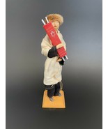 Vintage Handmade Jewish Doll Man in Shtreimel &amp; Tallit, Holding Torah Fo... - £19.54 GBP