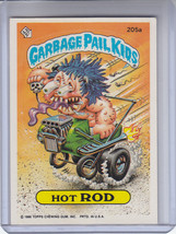 *Authentic* 1986 Garbage Pail Kids Cards #205A Hot Rod Mint Card - £11.79 GBP