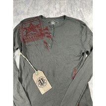 Pollution Dark Grey Thermal Long Sleeve Shirt~ New with Tags  S, XL~ - $14.85