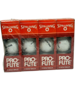 NEW! VTG Spalding Pro-Flite 4 pack x 3 per = DOZEN Golf Balls Made in US... - $564.61 MXN