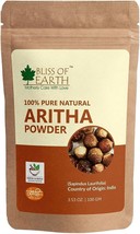 Natural Reetha Aritha Powder Free Hair Cleanser Gorgeous &amp; Silky Hair 100g - £12.82 GBP