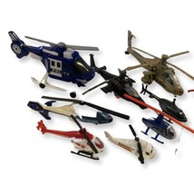 Lot of 9 Vintage Helicopters - Matchbox Ertl Maisto Diecast Pullback Ele... - $33.87