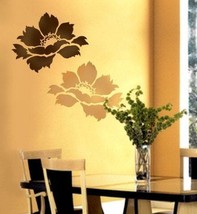 Tree Peony Flower Wall Art Stencil - WALL ART STENCILS - Easy to Use Wal... - $11.00