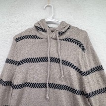 Hollister Sweater Adult Medium Gray Navy Blue Hood Kangaroo Pocket Y2K Mens - £17.13 GBP