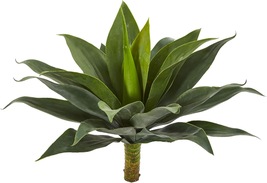 19” Large Agave Artificial (Set of 2) Silk Plants Green - $2,193.98 MXN