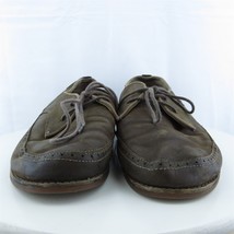Olukai Men Sneaker Shoes Honolulu Lace Brown Leather Tie Size 11 Medium (D, M) - £23.34 GBP