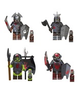 4pcs The Lord of the Rings Uruk-hai Warriors Minifigures Set - £11.14 GBP