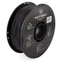 Dimensional Accuracy /- 0.03 Mm, 1 Kg Spool, 1.75 Mm, Black Hatchbox Abs 3D - £28.71 GBP