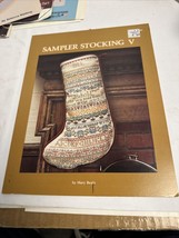 Mary Beale. Sampler Stocking V Vintage / 1985 Cross Stitch Pattern - £13.97 GBP