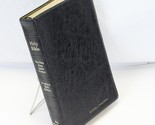 Holy Bible NKJV Prophecy Edition Rex Humbard Red Words Black Leather Tab... - $19.59
