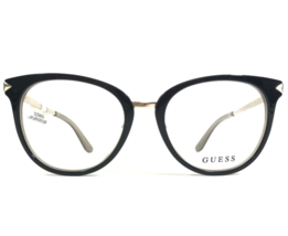 Guess Eyeglasses Frames GU2753 005 Black Gold Cat Eye Full Rim 51-17-140 - £55.29 GBP
