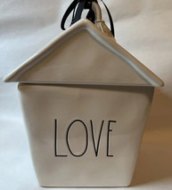 Rae Dunn “LOVE” House  Cookie Jar Canister Artisan Collection - NWT - £33.53 GBP
