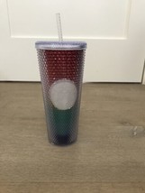 New Starbucks Pride 2020 Limited Edition Studded Rainbow Bling Cold Cup ... - £23.46 GBP