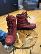 Cougar Women's Red Lace-Up Boots Sz 6 - $118.80