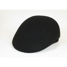 Men Fashion Classic Flannel Wool Ascot Ivy Hat Bruno Capelo Tyson TY100 Black image 5