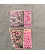 Vintage Football Ticket stubs torn Baylor 1951 - $11.94 CAD