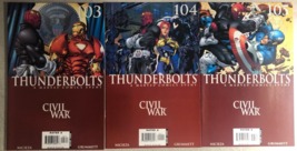 THUNDERBOLTS Civil War run of (3) issues, as shown  (2006) Marvel Comics FINE - £11.93 GBP