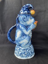 Antique Dutch delft Makkum monkey milk can. Very rare item . Marked and signed - £318.94 GBP