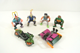 Teenage Mutant Ninja Turtles Toy Lot of 6 Raph Casey Usagi Scumbug Motorcycle... - £26.63 GBP
