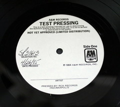 RCA Recordings ~ LP Test Pressing SP-37603 ~ A&amp;M Records ~ 1985 ~ Artist Fiona ? - £553.58 GBP