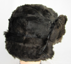 EARLY 1900&#39;s antique GENUINE FUR trappers hat winter - £59.09 GBP