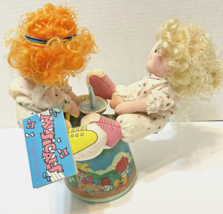 Rare Vintage Applause 1986 Musicals Jack and Jill Music Box Girls On See... - $30.42